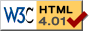 Valid HTML 4.01!